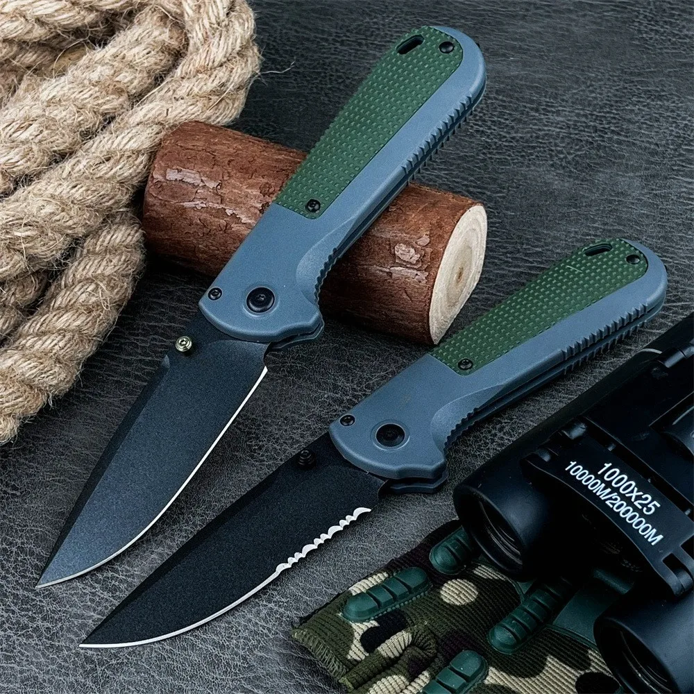 

Складной нож для активного отдыха с полуволнистым или цельным лезвием, рукоять из нейлона и стекловолокна с клипсой, инструмент для EDC, кемпинга, охоты и выживания