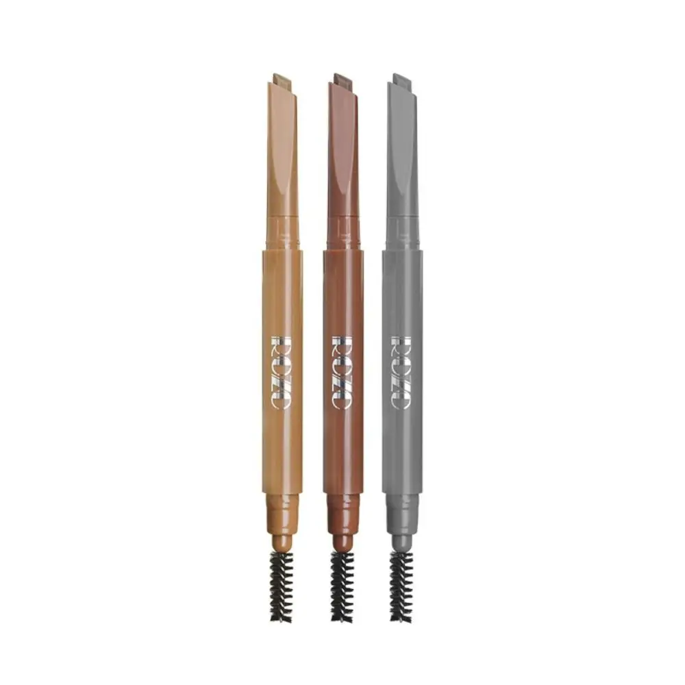 Waterproof Double Heads Eyebrow Pencil Long-lasting Sweatproof Eyebrow Brush No Decolorization Non-Smudged Eyebrow Pen Women