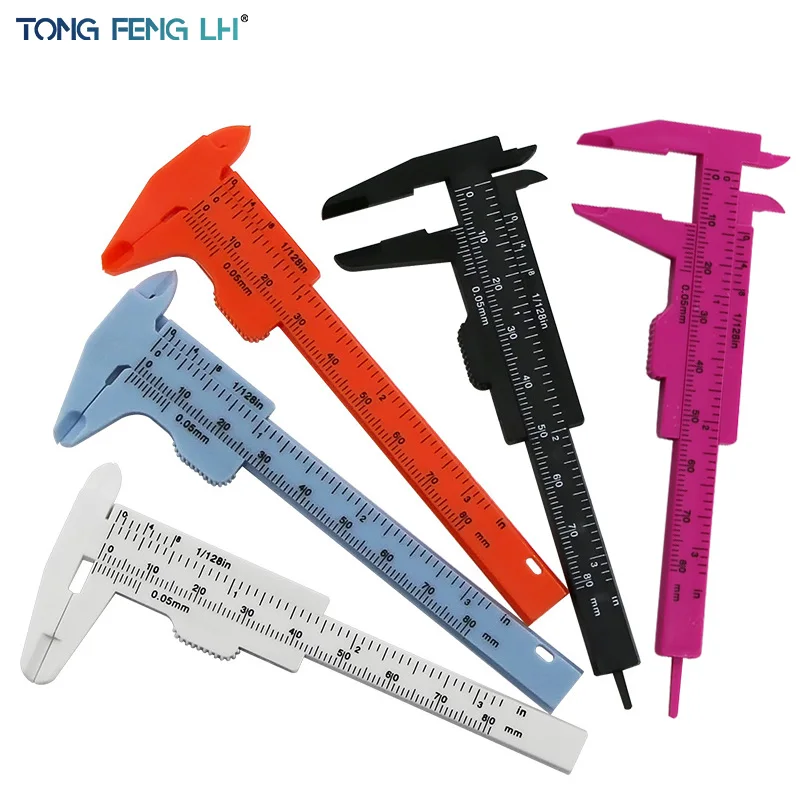 0-80 Mm Students Caliper,New Mini Plastic Vernier Caliper, Jewelry Measuring Tool, Small Gifts,pie De Metro,calibrador