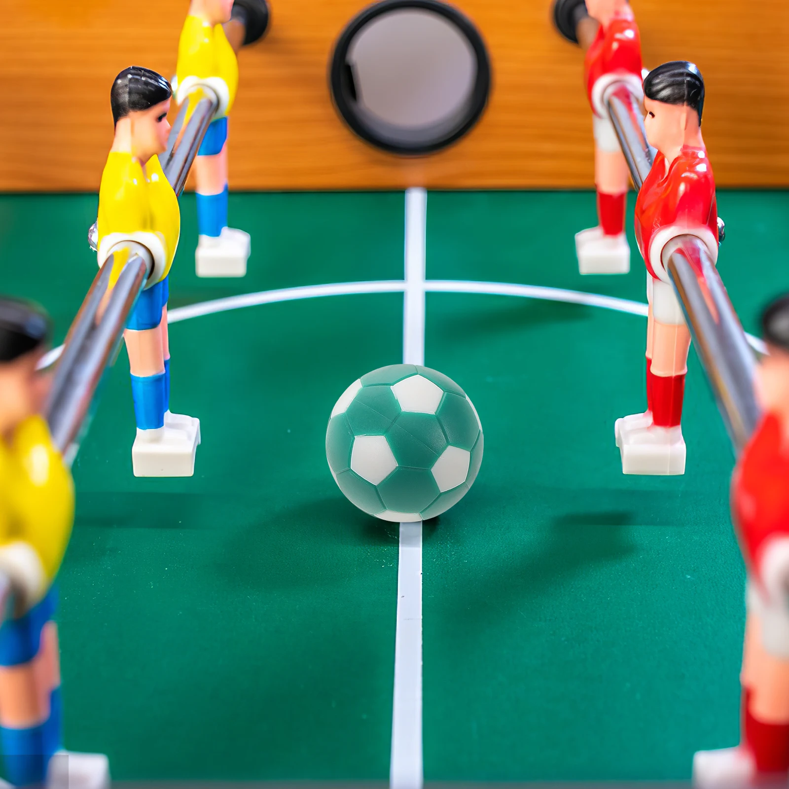 

12pcs Soccer Football Accessories Foosball Replacement Soft Plastic Durable Compact Design for Tabletop Enhancing Hand Eye