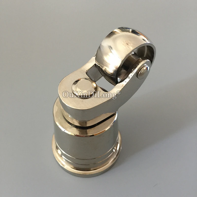 4PCS 1'' Solid Brass Casters Table Chair Sofa Couch Cabinet Castors 360° Rotary Wheels Smoothly Moving Furniture Rollers Chromed