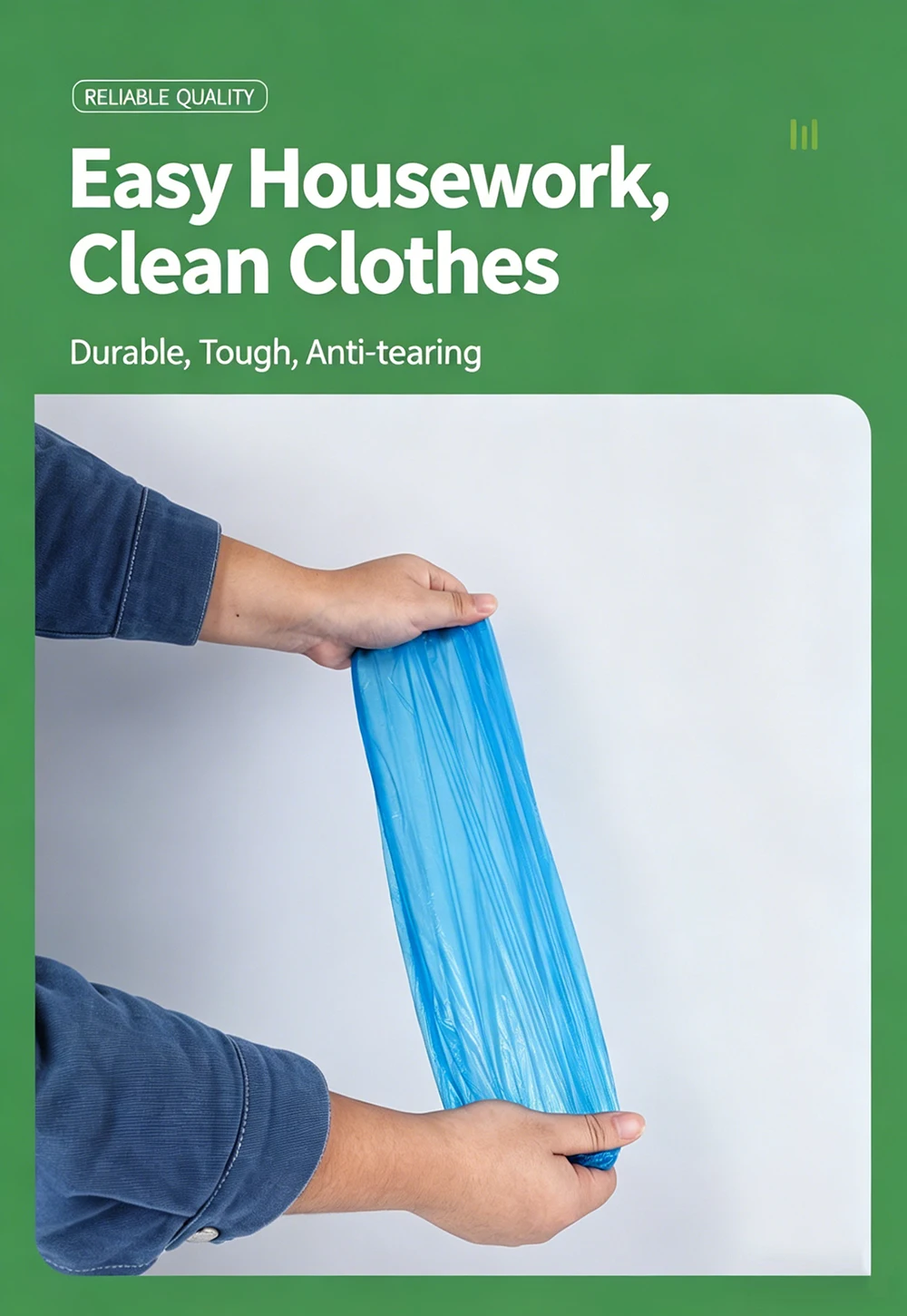 (100 PCS)Disposable Sleeves,Kitchen Washing Cleaning Sleeves,Waterproof,Oil-Proof,Wear-Resistant,Tthickened PE Plastic Sleeves - view 3