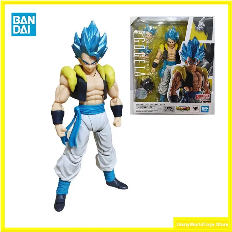 

100% Оригинальные фигурки BANDAI S.H. Фигуртс SHF Super Saiyan Gogeta Драконий жемчуг искусственные аниме Коллекционные фигурки модели игрушки