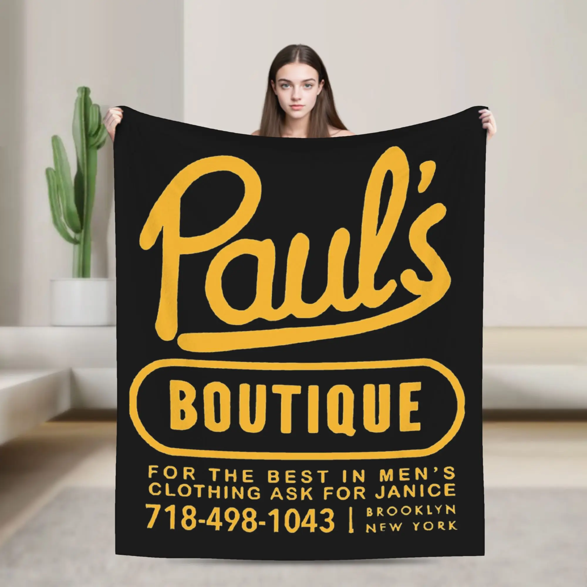 Beastie Boys Pauls Boutique Blankets Fleece Printed  Portable Super Soft Throw Blanket for Bedding Outdoor Bedspread