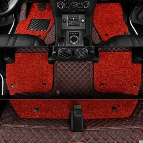 

Custom special car floor mats for Isuzu Mu-x 7 seats 2025-2021 High quality rugs waterproof double layers carpets for Mux 2023