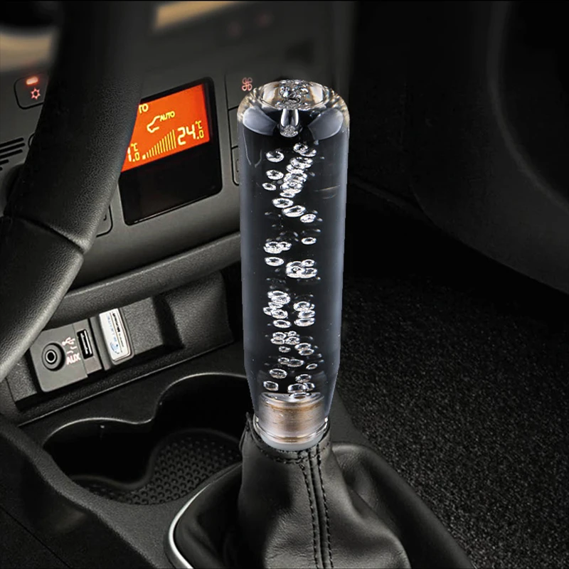 Jdm Racing Culture 10/15/20/25/30/40cm Acrylic Crystal Bubble LED Gear Shift Knobs Lever Transparent Gear Shift Knob Handle