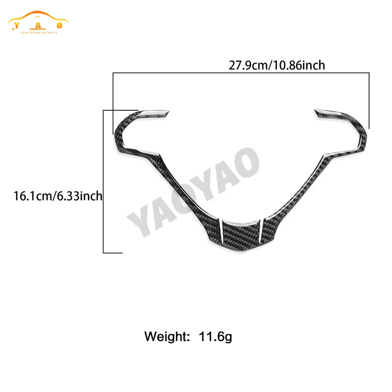 

Real Carbon Fiber Sticker Instrument Wheel Button Control Panel Car Accessories Interior Decorative For Acura TSX 2009-2014