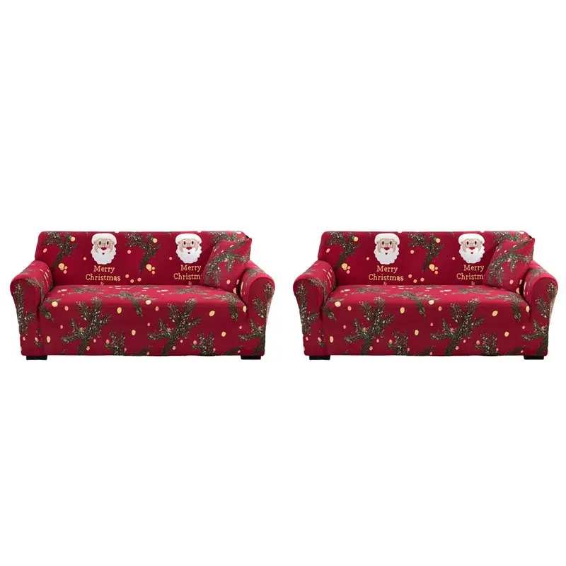 

【ЭФФЕКТИВНЫЙ 】2X Чехол для дивана Рождественский чехол для дивана Защитная мебель для уличной вечеринки, квартиры, спальни, общежития, рабочего места