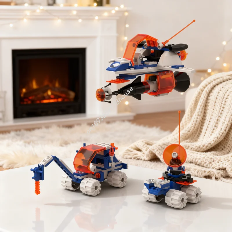 

191 шт. MOC Ice Planet Rocket Recovery Team Космическая модель Строительные блоки Строительные рождественские подарки Идея игрушек Детский кирпич