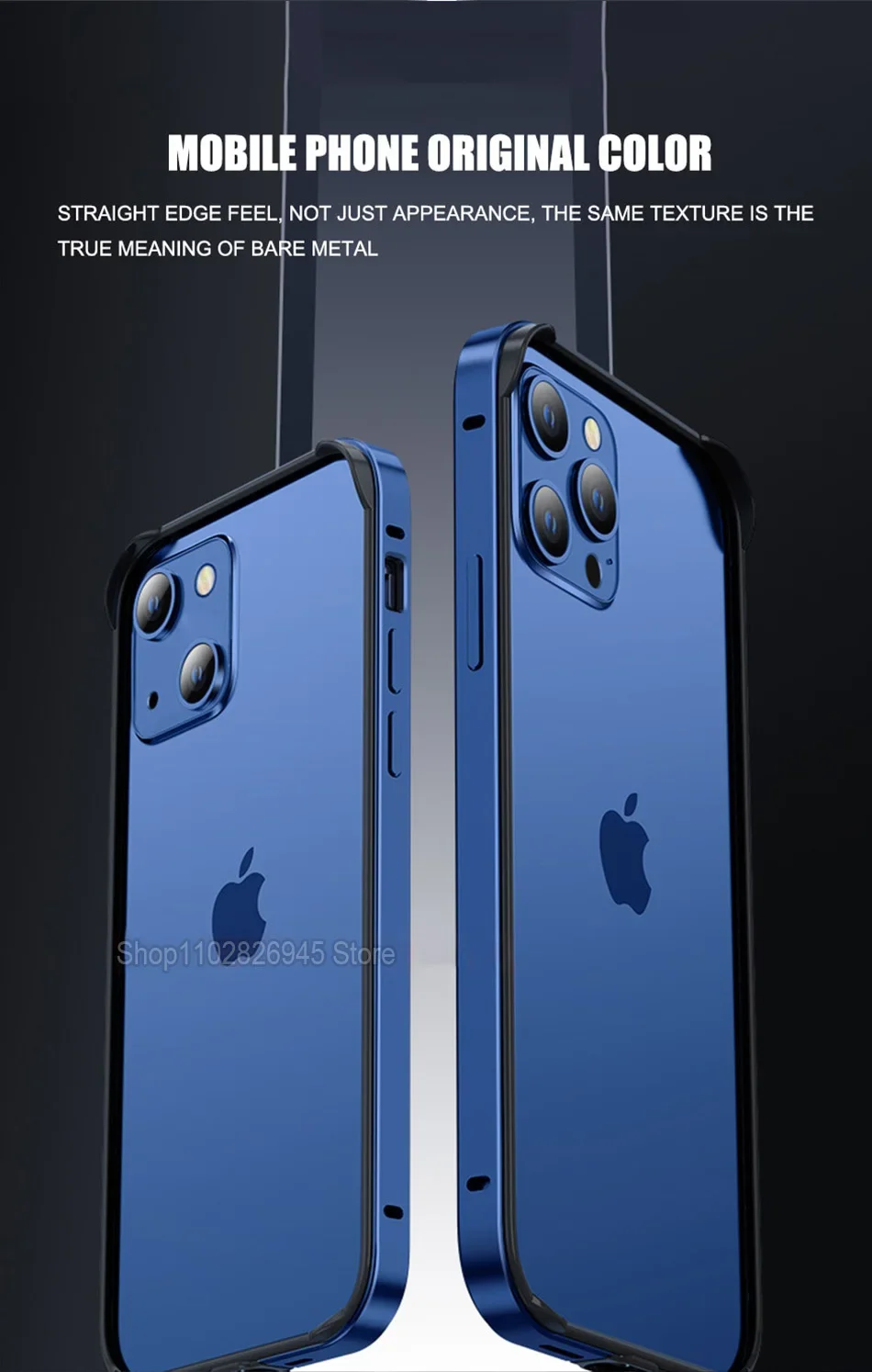 Hybrid Silicone Frame Aluminum Metal Phone Case For iPhone 16 15 14 13 12 Pro Max Better Heat Bumper