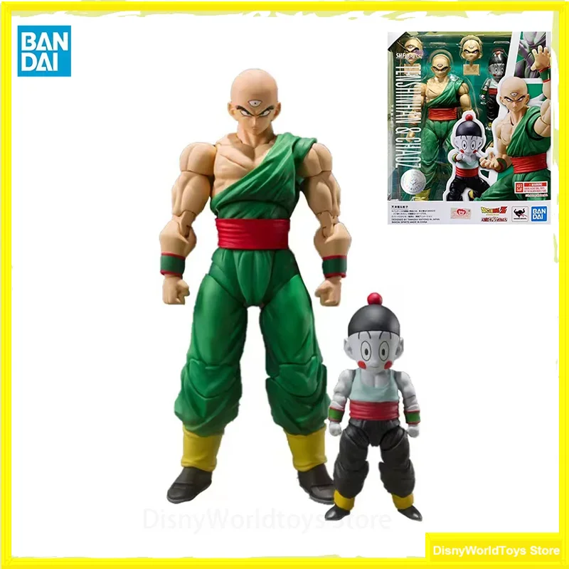 

Original Bandai S.H.Figuarts SHF Dragon Ball Z Ten Shinhan 1.0 Tenshinhan Chaoz 2.0 Dragon Ball Z In Stock Anime Figures Model