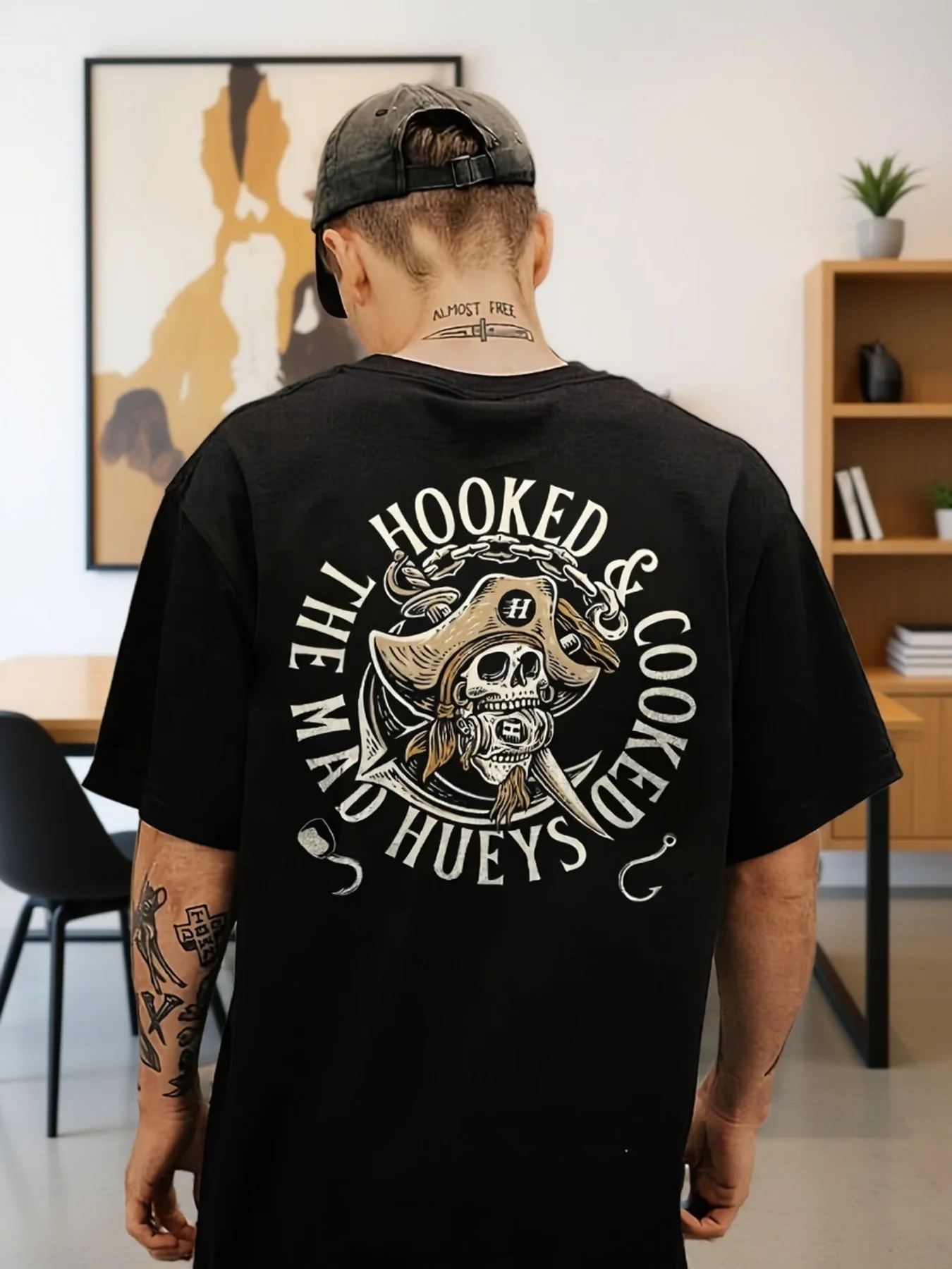 Retro Nautical Pirate Tee Featuring 