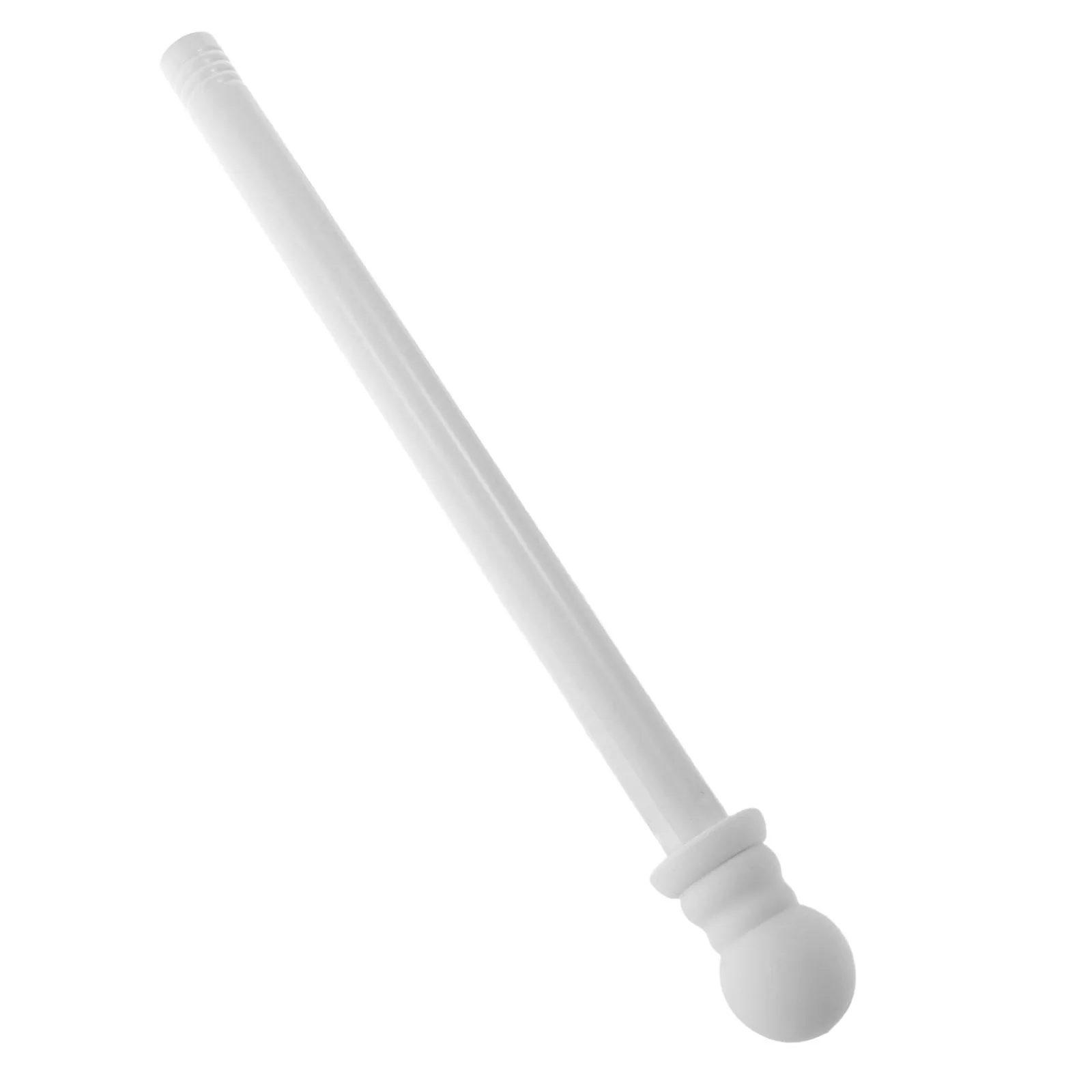 1Set Stainless Steel Flagpole Extension Rod Threaded Fit 1 Inch Rod Outdoor Flagpole Mast Extension Replacement