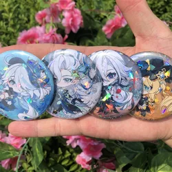Neuvillette Lyney Furina Badge Cosplay Kostuums Game Anime Accessoires Blikken hanger