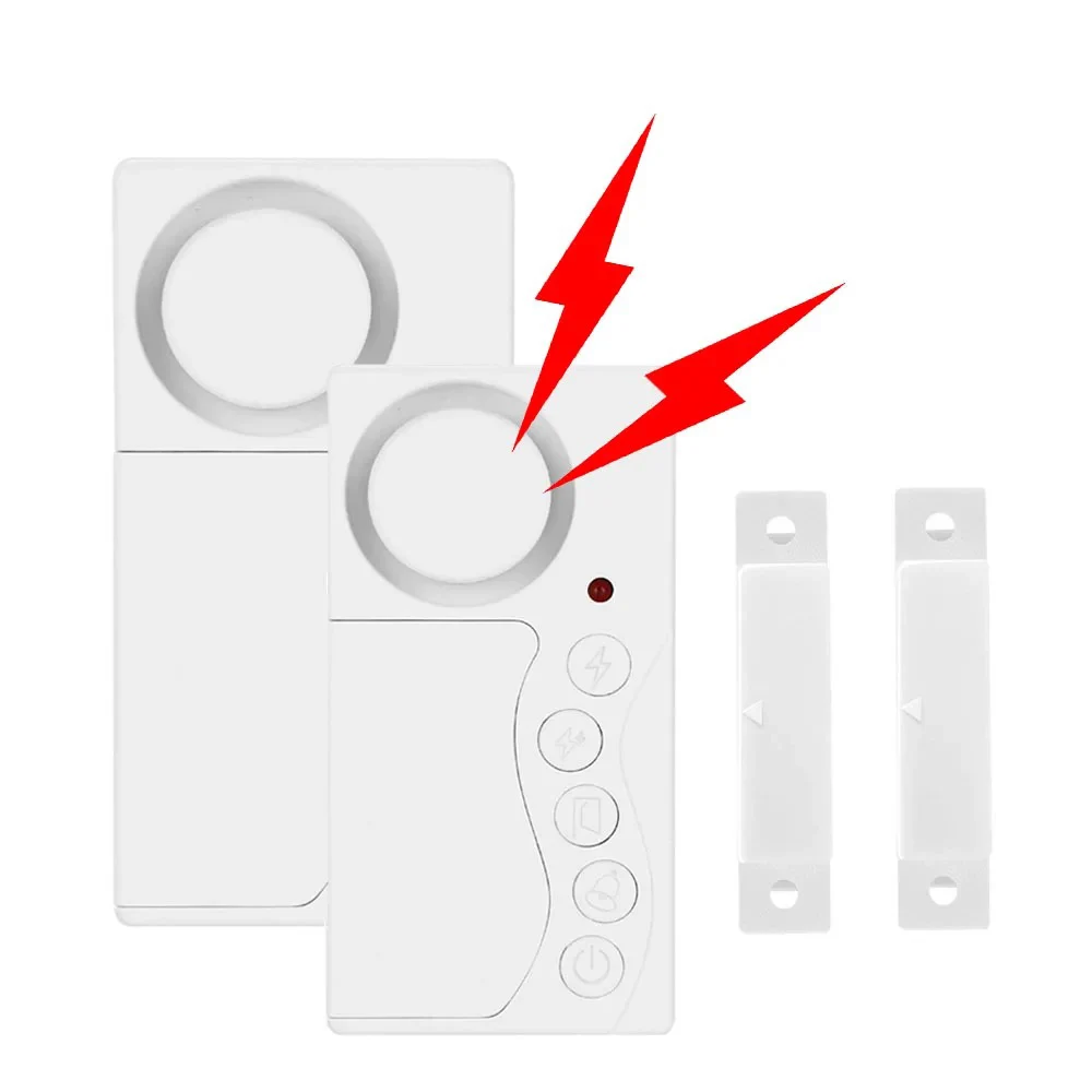 Door Opening Sensor Wireless Time Delay Door Alarm Door Sensor Door And Window Security Alarm Home Security