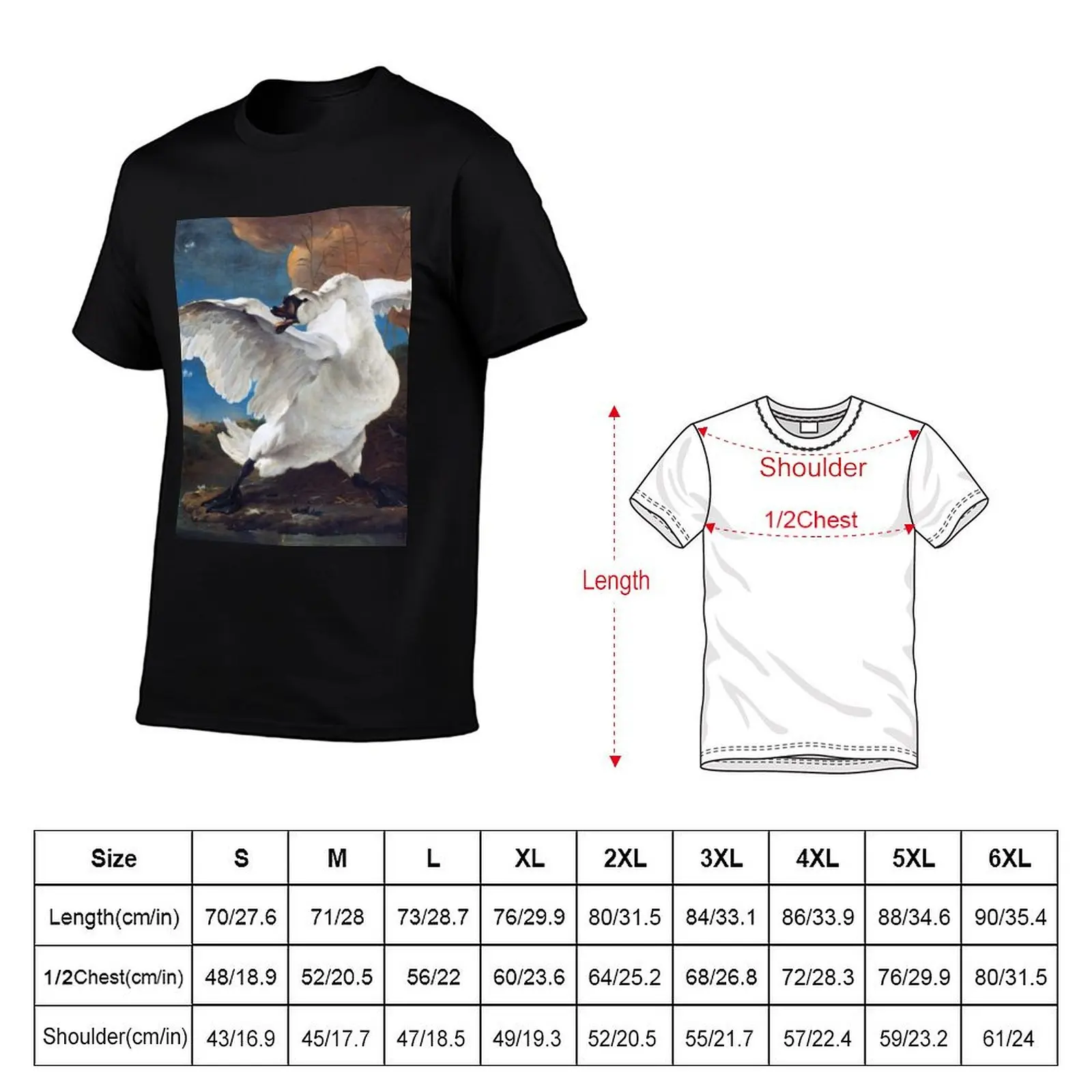 The Threatened Swan T-Shirt Breathable Gym Short Sleeve T-Shirt