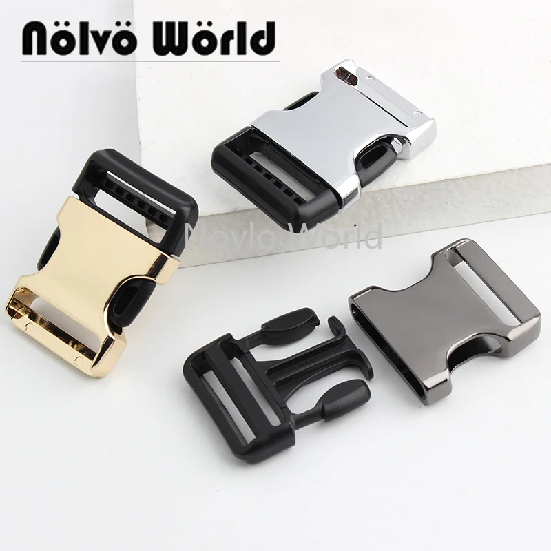 20-100pcs 4 Colors 68*39mm Metal Backpack Strap Buckle Side Release Buckle For Bag Backpack Strap Belt Webbing Leather Craft DIY