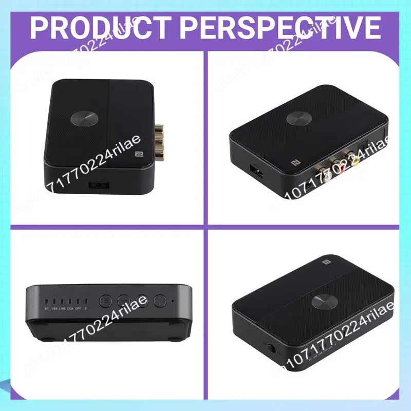 A17Z 2 In 1NFC Bluetooth 5.3 Penerima dan Pemancar 3.5Mm Aux Koaksial Optik Digital Ke Adaptor Audio Analog