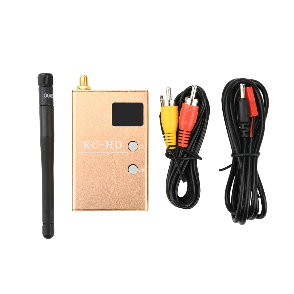 

RC832HD RC-HD Wireless Audio and Video Receiver 5.8G 5.8GHz 48CH 48 Channels Receivers With A/V and Power Cables For Quadcopter