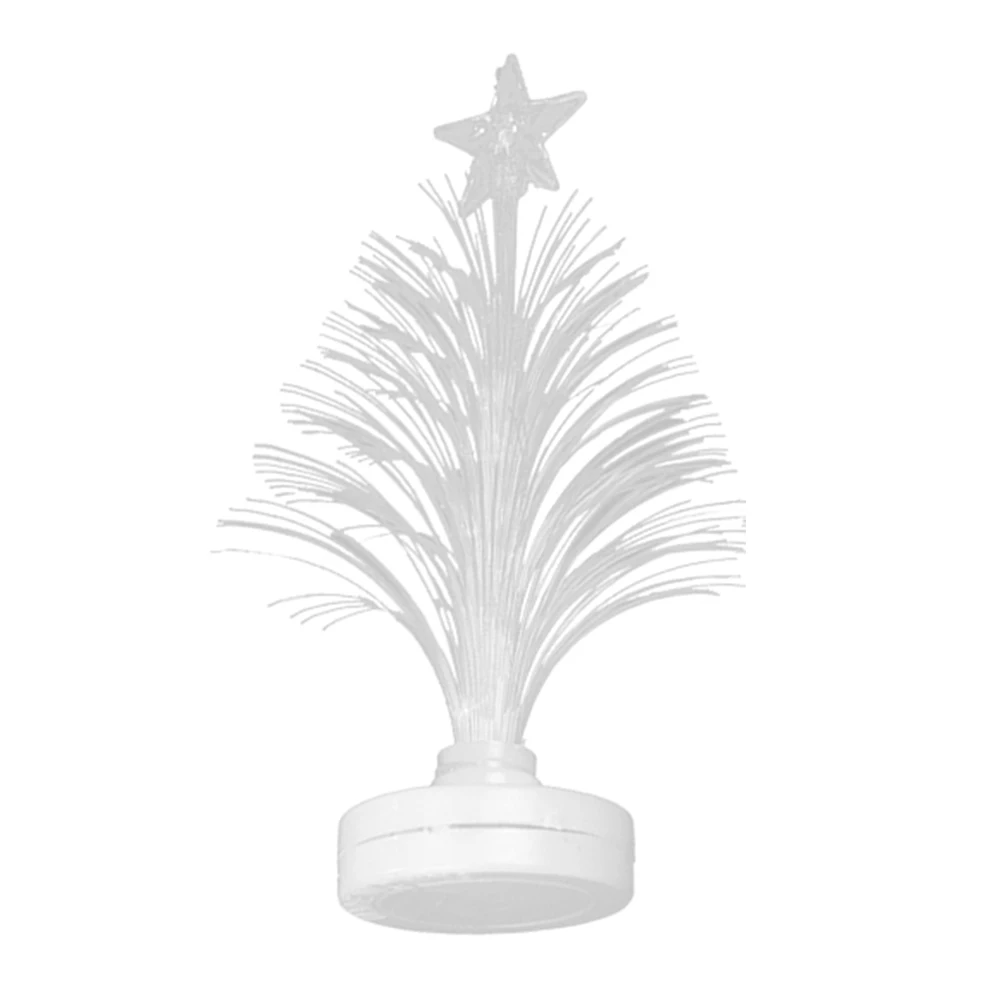 

2 Pcs Fiber Optic LED Night Light Colorful Christmas Tree Lamp Xmas Trees Lights