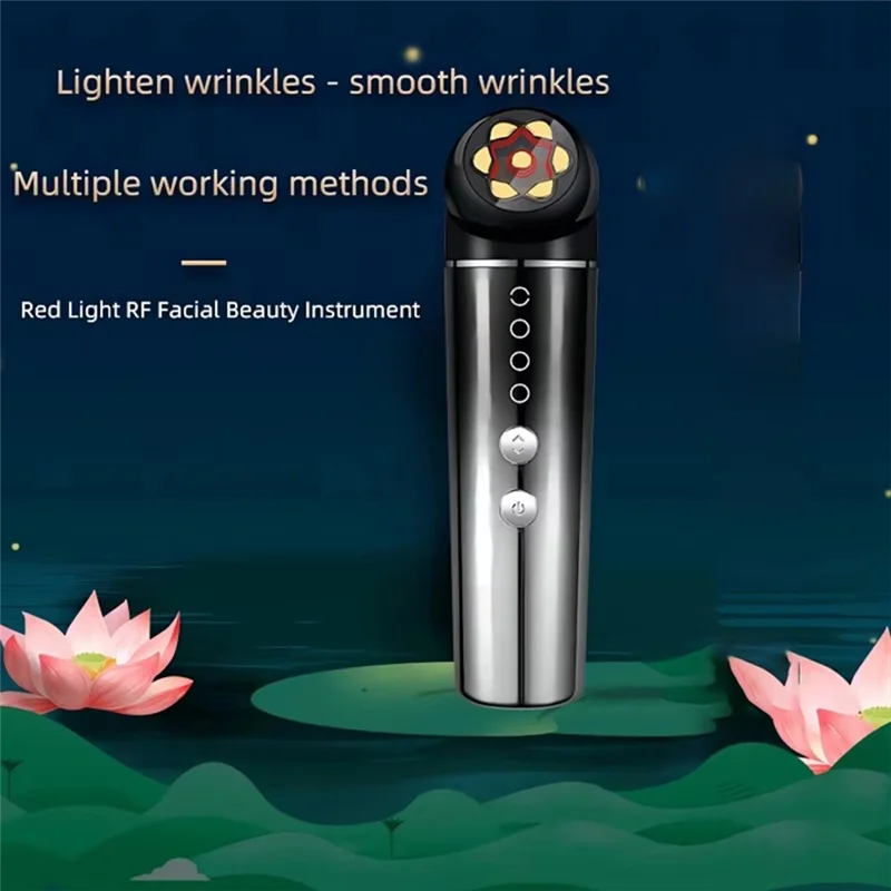 AT28-microstroom gezichtsapparaat rood licht gezicht beeldhouwen hulpmiddel voor nek en ogen huidverzorging gezichtsmassager perfecte geschenken