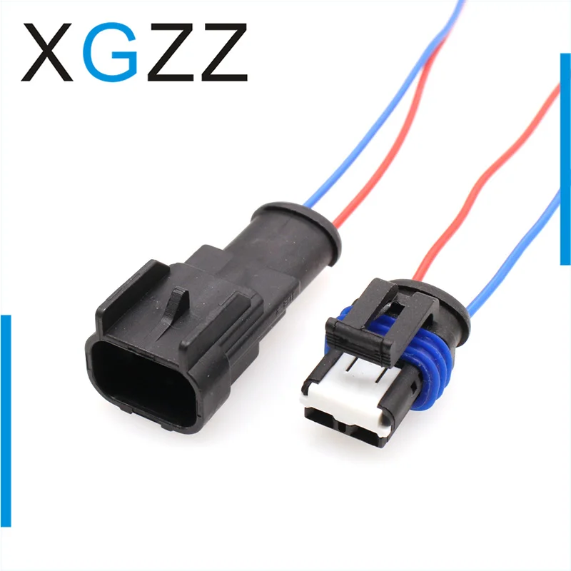 06010EV2F 47000EV2M 2P waterproof connector 2-hole car fuel injector harness plug with terminal