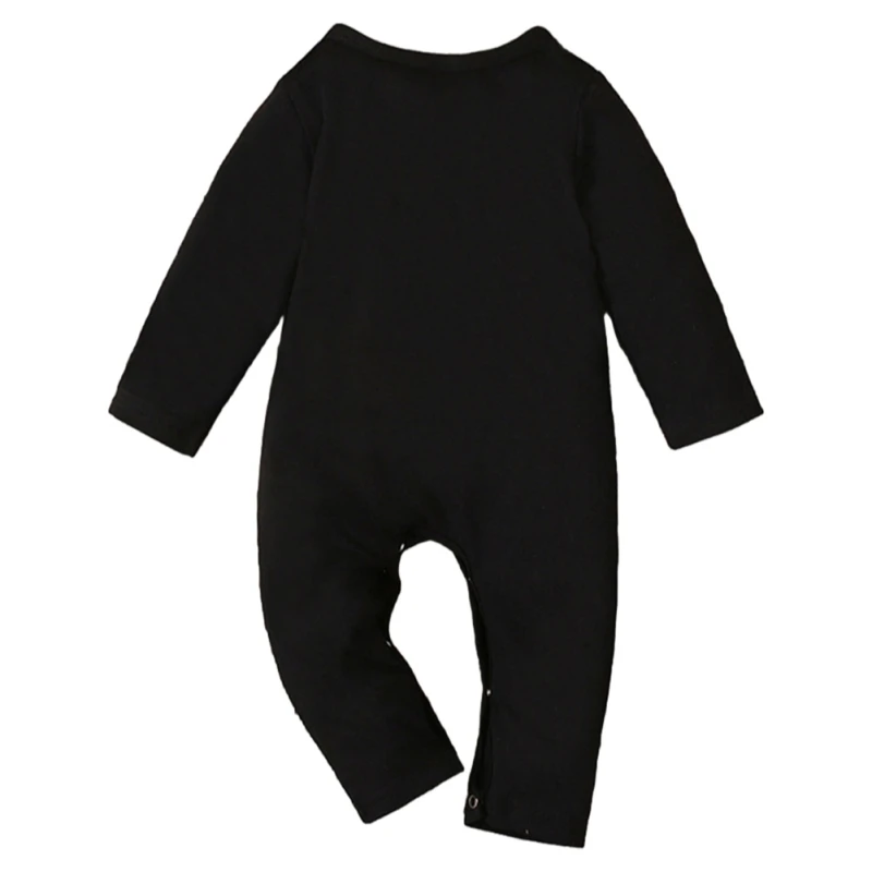 Halloween Baby Spring  Fall Models One-Piece Pajamas Jumpsuit Boys Girls Bone Print Long-Sleeved Rompers Baby Clothing