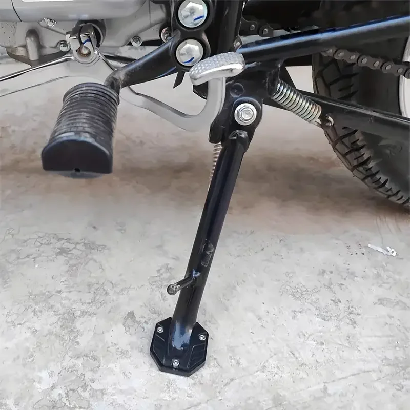   وسادة مسند للدراجة النارية من سبائك الألومنيوم - لوحة حامل جانبية غير قابلة للانزلاق لمركبات جميع التضاريس   #2