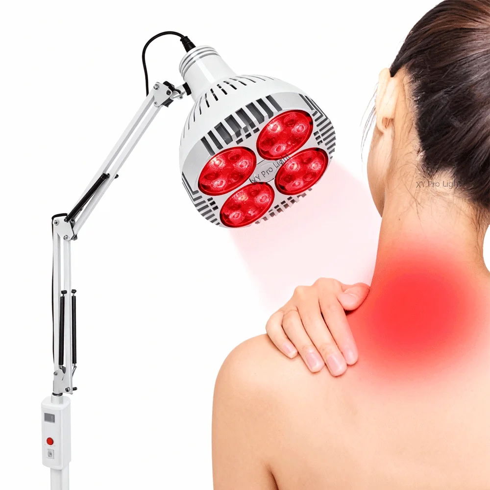 

E27 LED Grow Light Bulb 48W Deep Red 660nm Near Infrared 850nm For Flowering Fruiting Grow Spectrum Enhancement Light Therapy