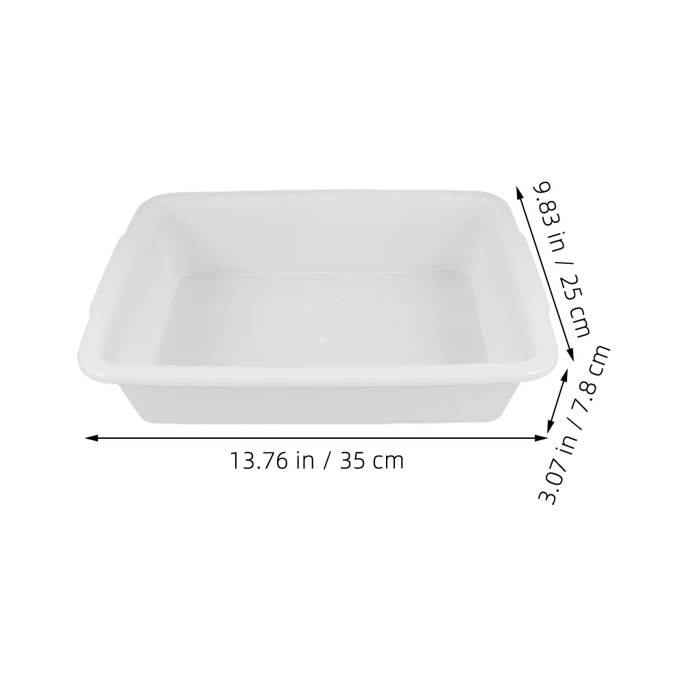 Laboratory Tray 7Cm Deep Chemical Experiment Tray Acid Alkali Resistant Plastic Storage Plate For Lab Teaching Equipment