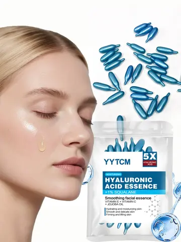 Hyaluronik asit derin nemlendirici kapsül özü, derinlemesine nemlendirici ve cildi aydınlatıcı öz (0.4g x 30 kapsül)/poşet -1 poşet