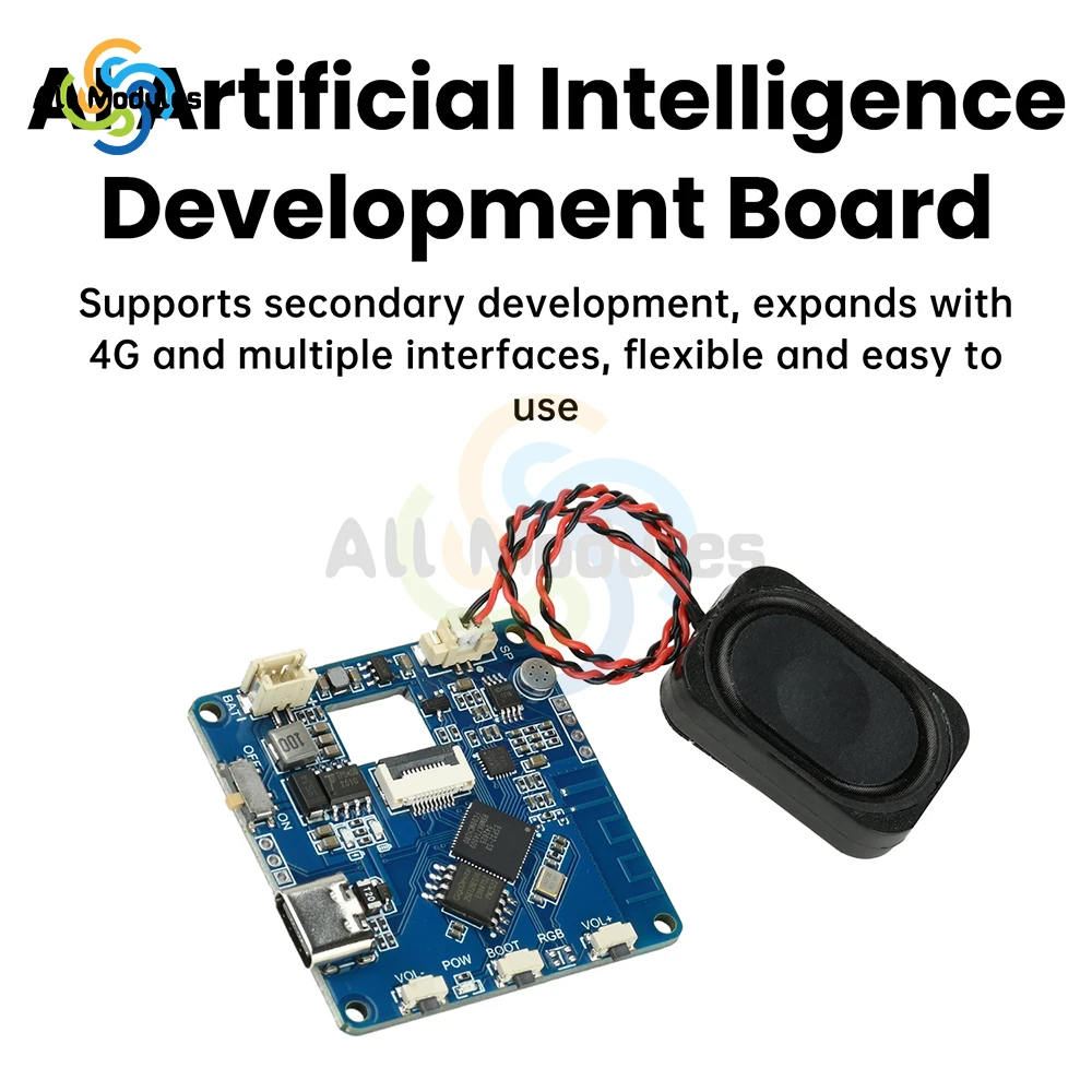 ESP32-AI WiFi 音声アシスタントモジュール インテリジェント音声チャットモジュール Type-C インターフェース