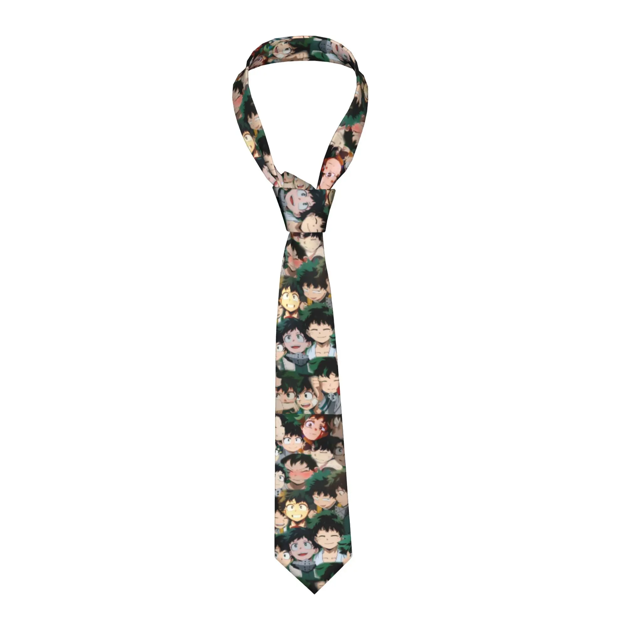 

Мужские галстуки на заказ с изображением героев аниме «Моя геройская академия», модные галстуки для банкетов