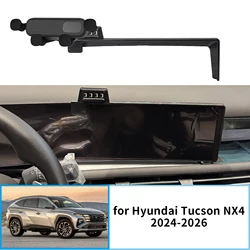 Car Mobile Phone Holder for Hyundai Tucson 2024 2025 2026 NX4 GPS Bracket Navigation Stand Auto Accessories