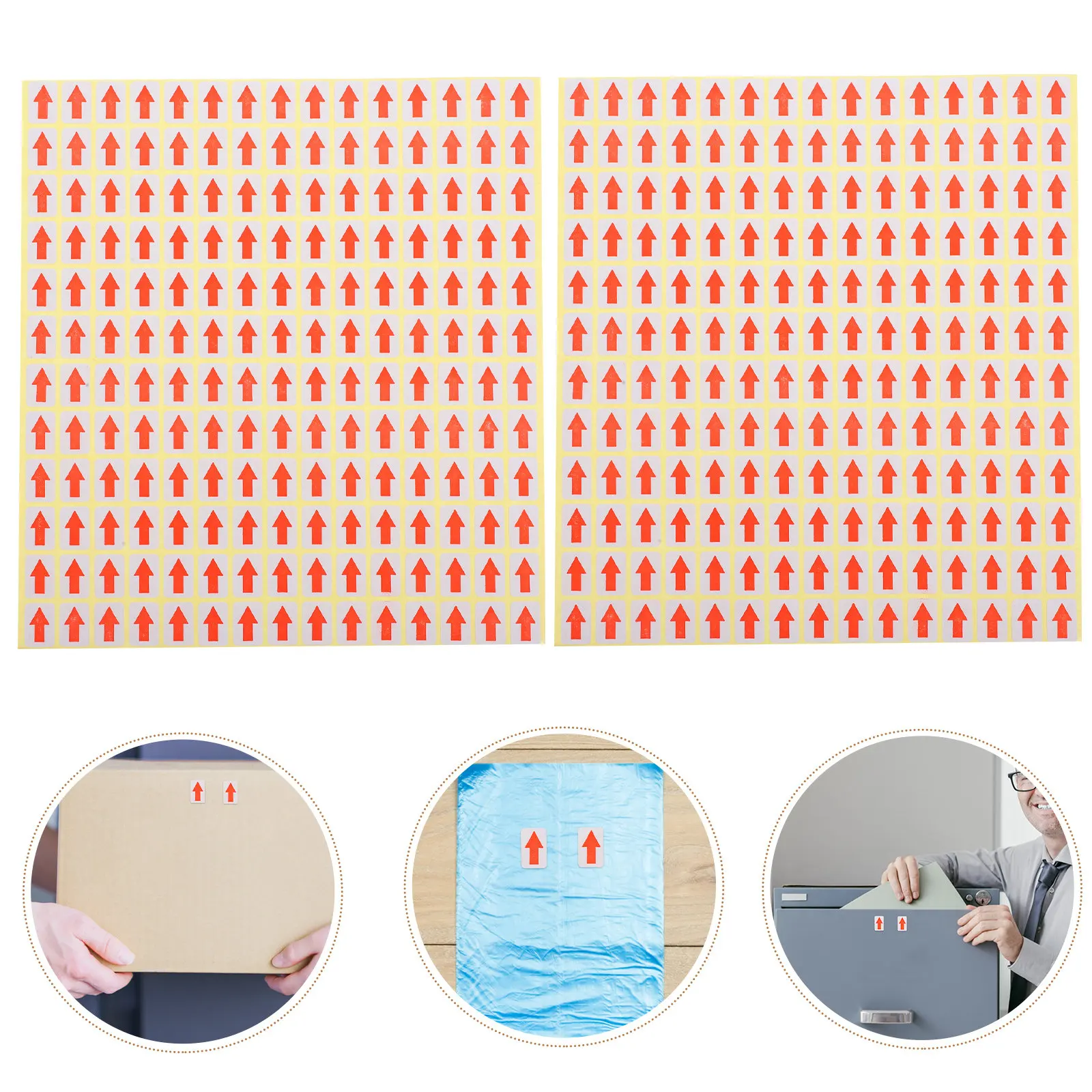 

2700Pcs Small Arrow Red Self Adhesive Labels Rework Unqualified Marking Office Warehouse Quality Inspection Stickers