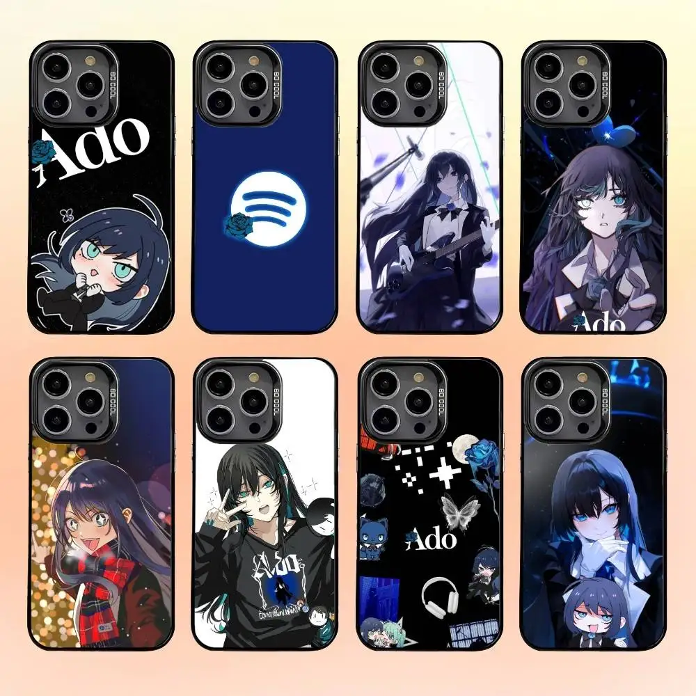 

Beautiful A-Ado Singer Concert LP Phone Case For iPhone 16,15,14,13,12,11,Pro,MAX White Matte Shockproof Cover