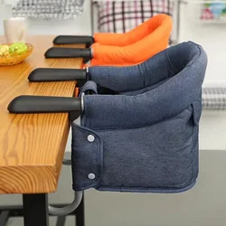 Chaise haute portable pour bébés avec ceinture de sécurité à cinq points, rehausseur de salle à manger, housse de siège à crochet pour enfants, alimentation des enfants