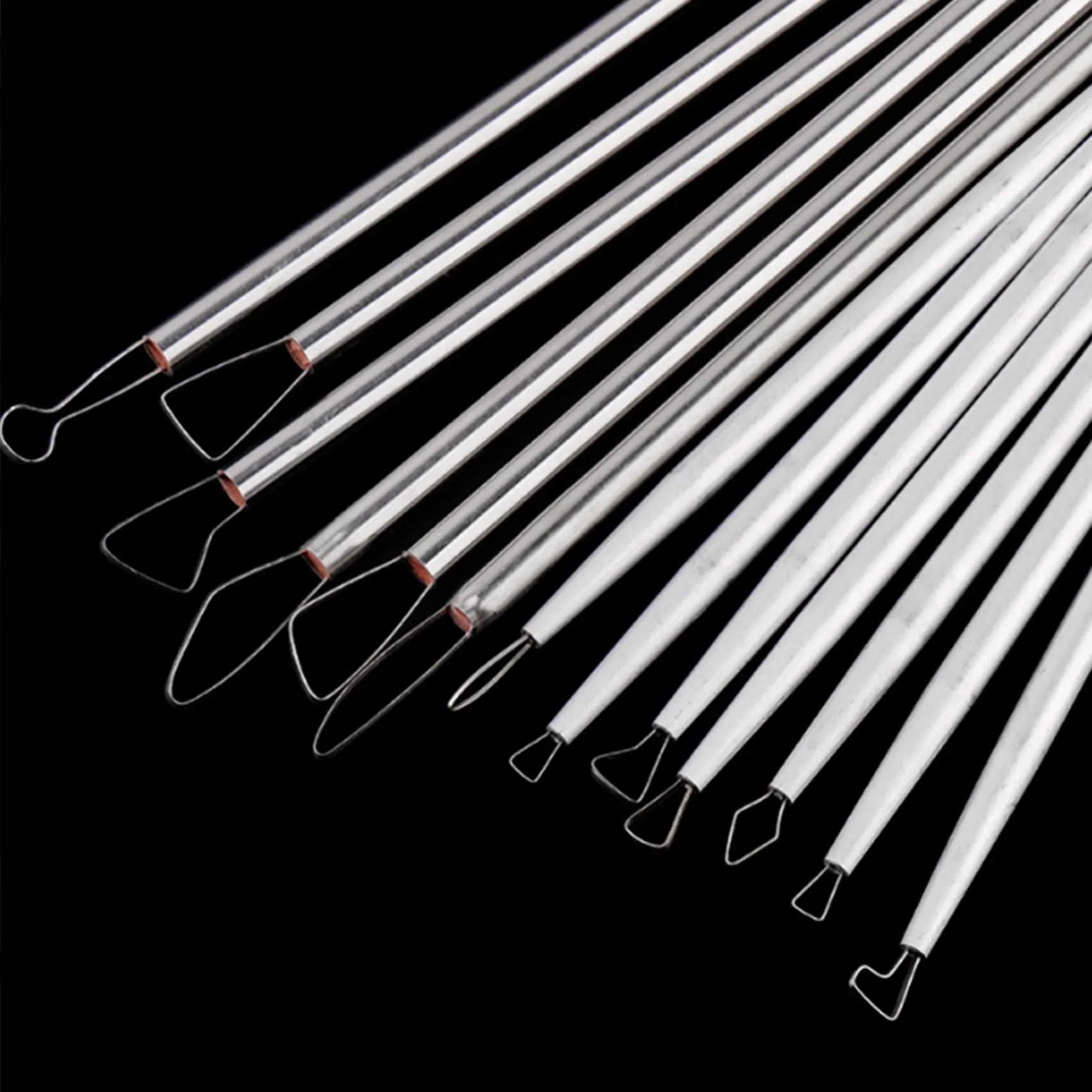 Wire End Loop Clay Tools Polymer Clay Tools Pottery Ceramic Sculpting Tools Carving Ribbon Wire End Loop Clay Tools Set