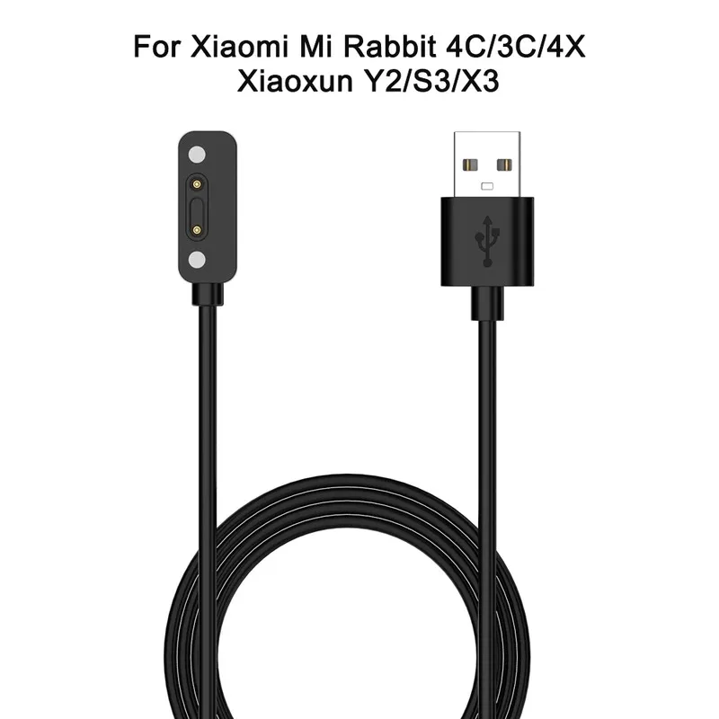 Cargador rápido USB para Xiaomi Mi Rabbit, reloj de teléfono para niños 5C 4C/3C/4X Pro 2S 4Pro Xiaoxun Y2/S3/X3, cable de carga