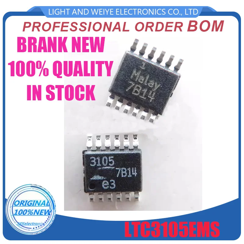 LTC3105EMS original, LTC3105EMS, GMP, LTC3105EMS, LTC3105EMS, #TRPBF, LTC3105, 3105, MSOP12, 100% new, 5 pcs per lot