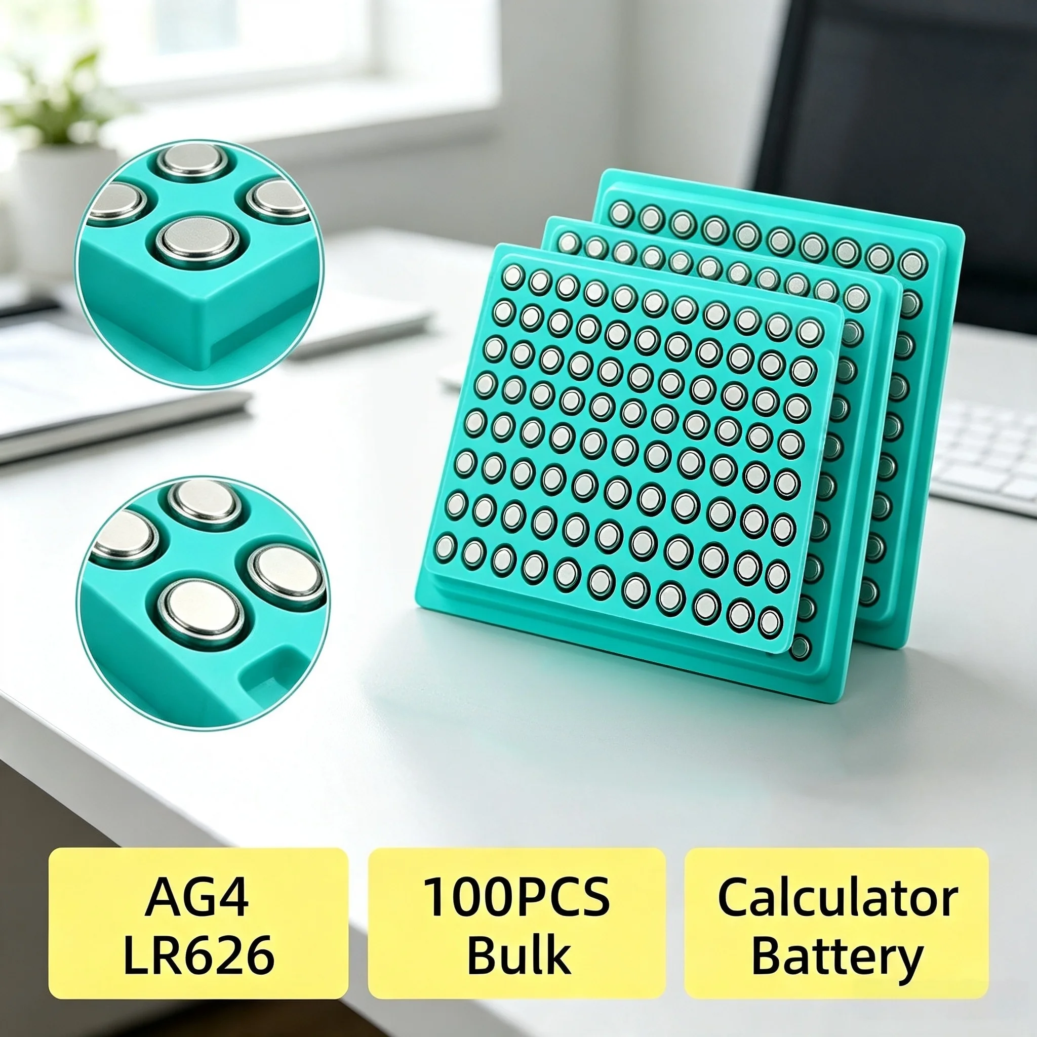 1000PCS AG4 SR626SW LR626 377A V377 Alkaline Battery 1.5V Bulk Button Cell Batteries For Watch Calculator Mini Flashlight Toys