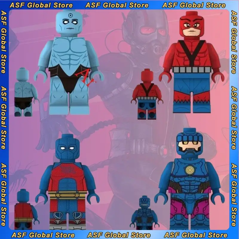 

16cm New Movie Figure Superhero PVC Model Peripheral Assembling Building Blocks Desktop Decoration Ornaments Birthday Gift Toys