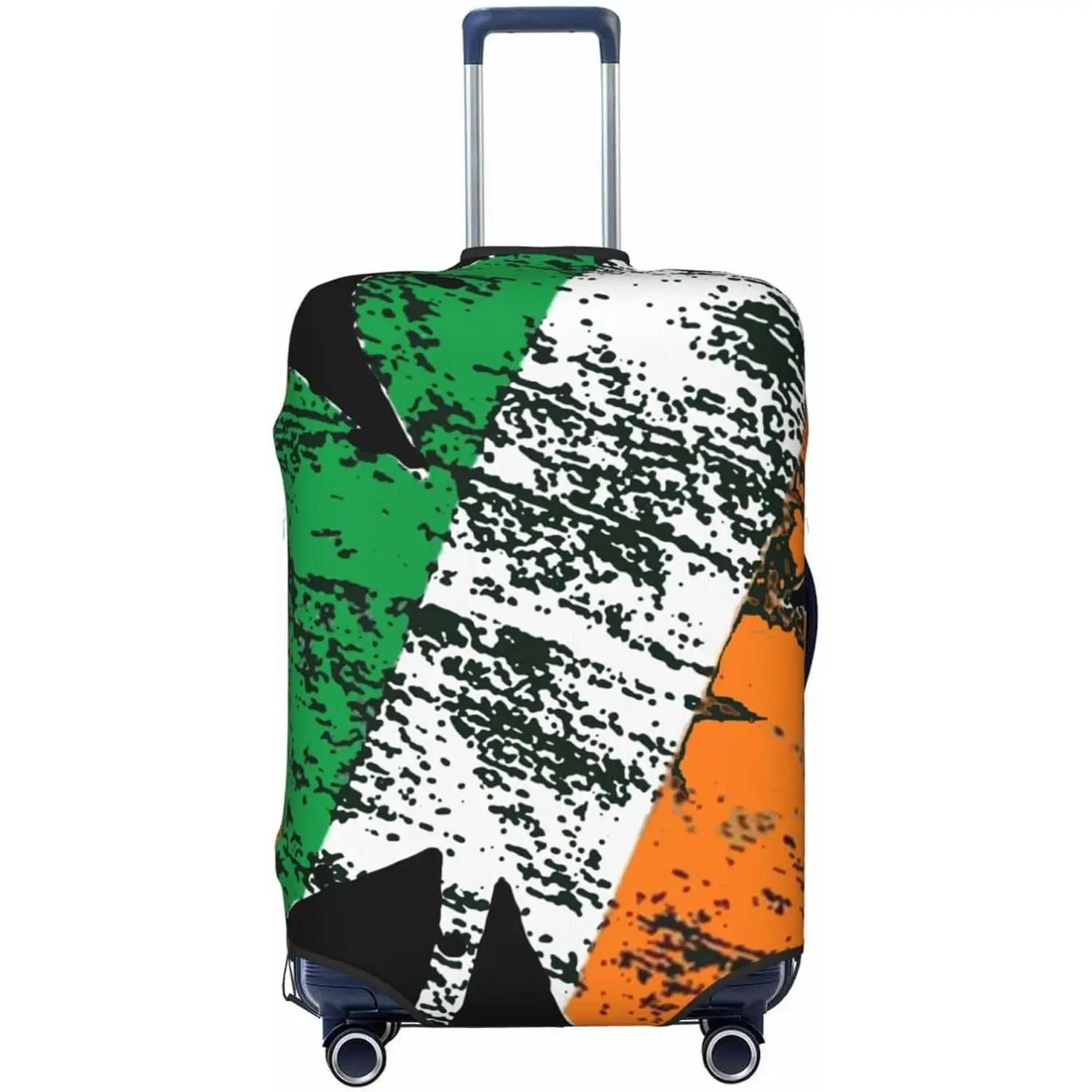 

Чехол для багажа с ирландским трилистником, защитный моющийся чехол для чемодана, дорожная защита для чемодана из высокоэластичного волокна