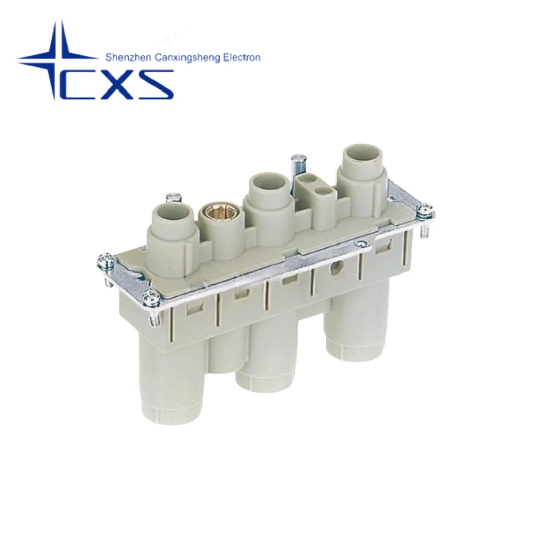 

1pcs 09380052701 Germany Harding Heavy Duty Connector Han K 32 POS Coaxial Bolt Han-Com Combo Female Core