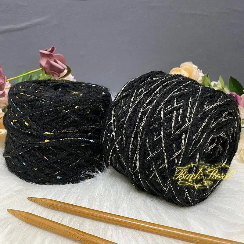 Autumn and Winter Coarse Yarn Soft Small Fragrant Wind Yarn Ball Handmade Knitting Scarf Sweater Hat Yarn Hand Mixed Wool
