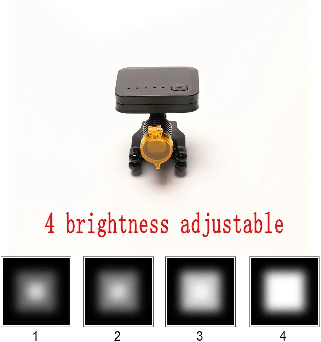 3W/5W Headlight Wireless Portable Headlamp with Optical Filter for Dental Loupes Lab Medical Magnifier Magnification Binocular