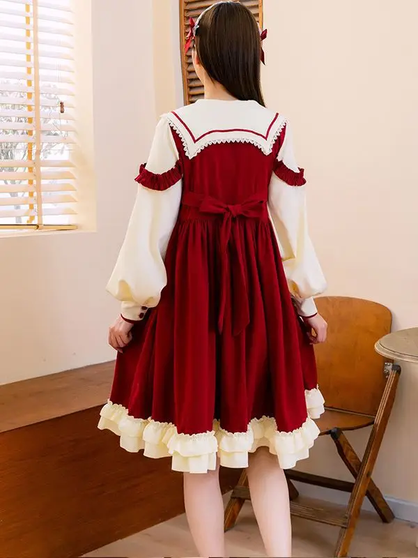 Children Clothing 2024 Spring New Girl Dress Girl Korean Version Trendy Children Birthday Dress Long Sleeved Skirt