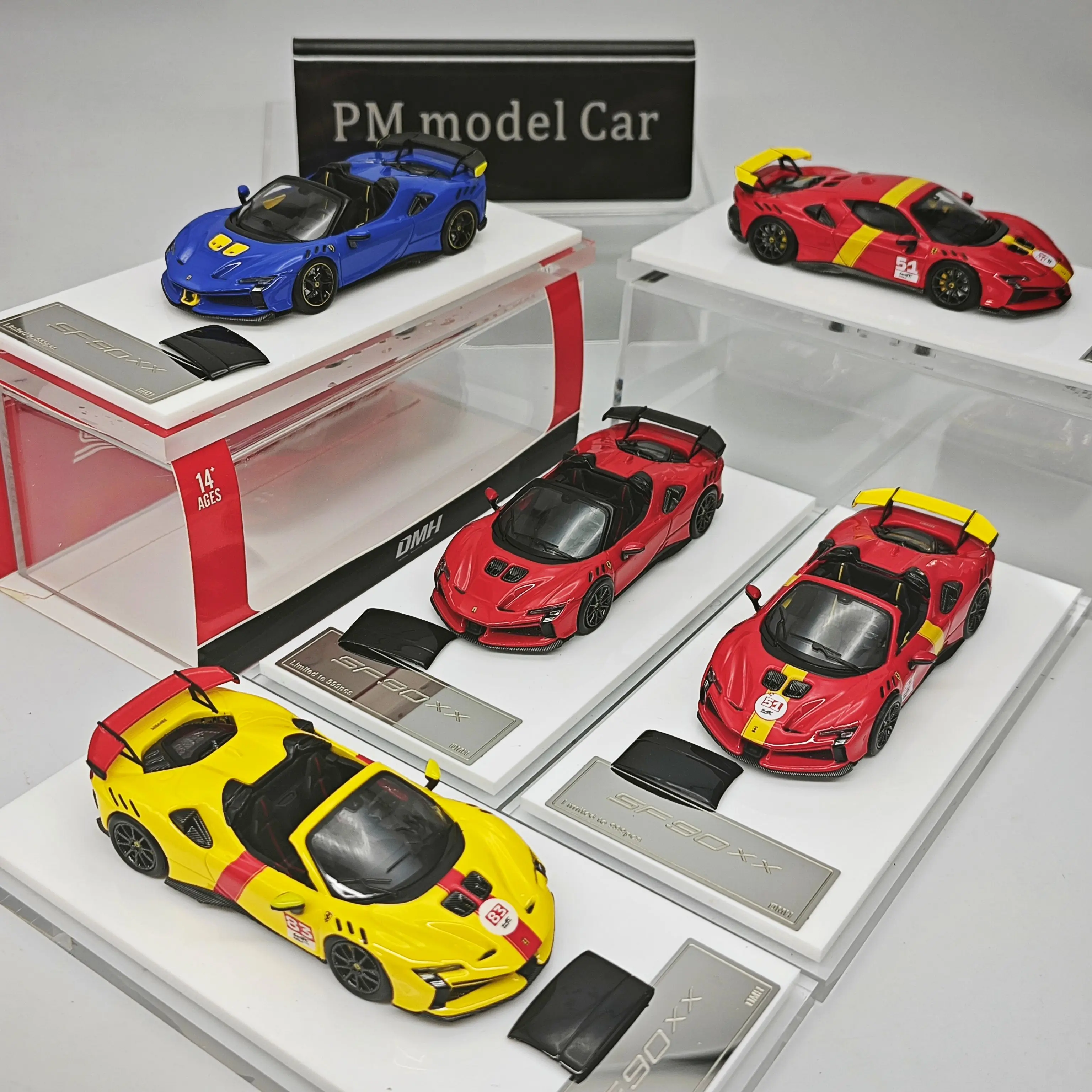 

DMH 1:64 SF90 XX Stradale Le Mans Convertible Removable Top Diecast Model Car