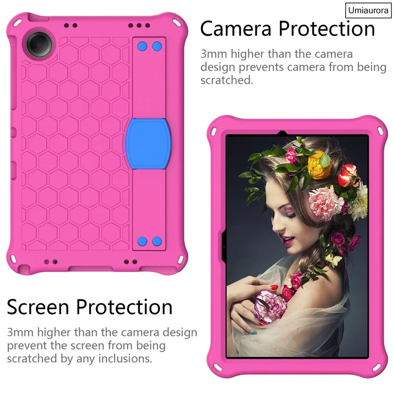 حافظة لهاتف سامسونج تاب A7 A8 A9+ A11 Plus SM-X230 X210 X130 X110 T290 S5E S6 Lite 10.4 بوصة للأطفال مقاومة للصدمات EVA حافظة كمبيوتر لوحي Funda
