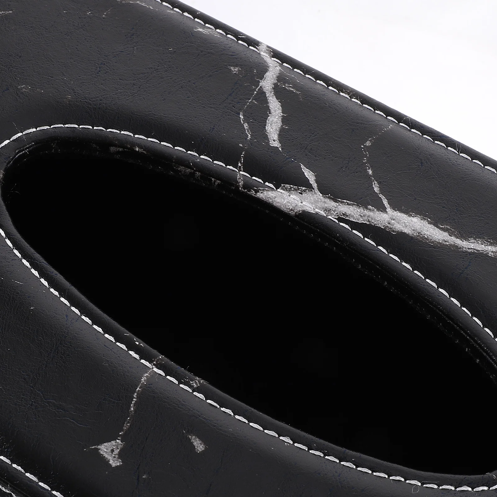 

Marble Pattern Tissue Box Finish Exquisite Design Smooth Pulling Easy Use Household Storage Holder Fashion Tissue Case